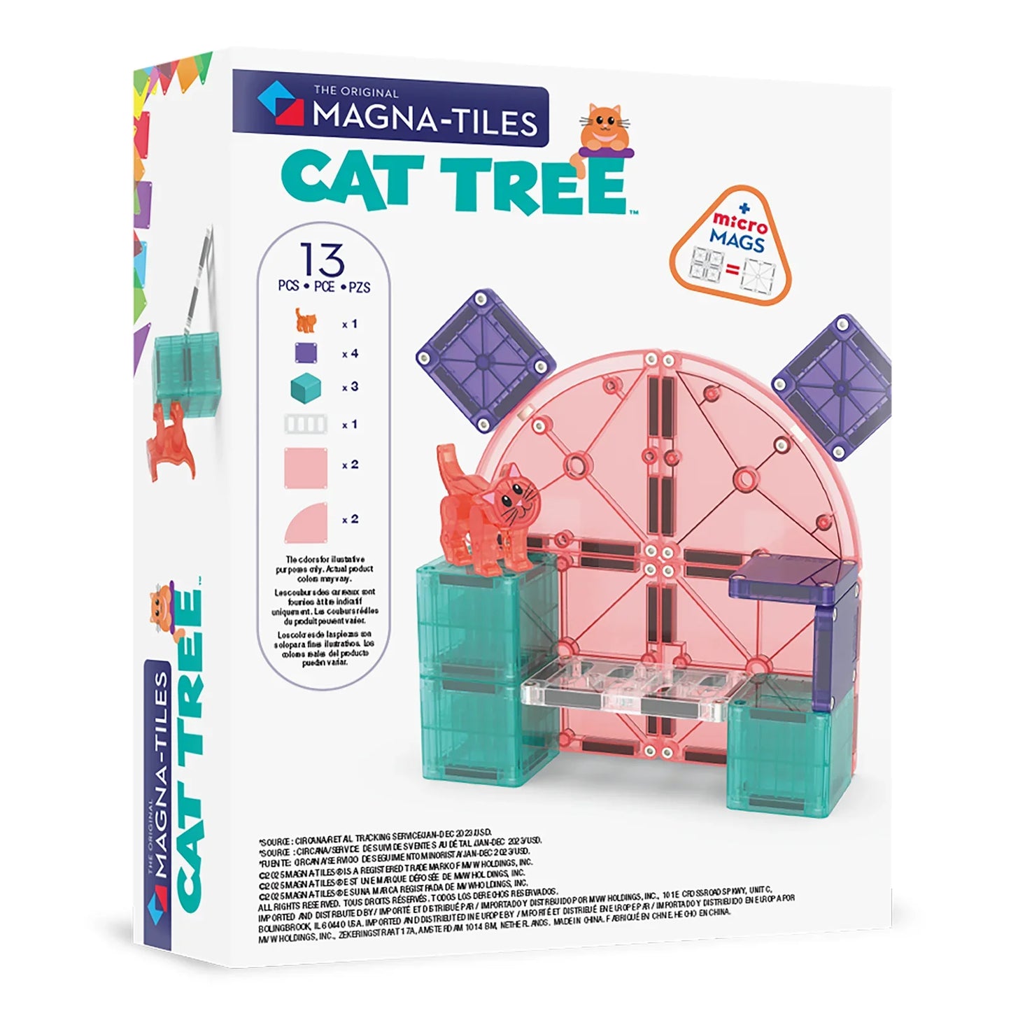 Magna-Tilesâ® Cat Tree 13-Piece Set