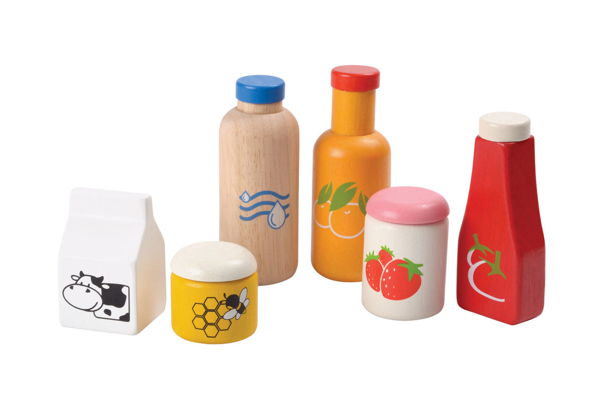 Plantoys Wooden Food&Beverage Set