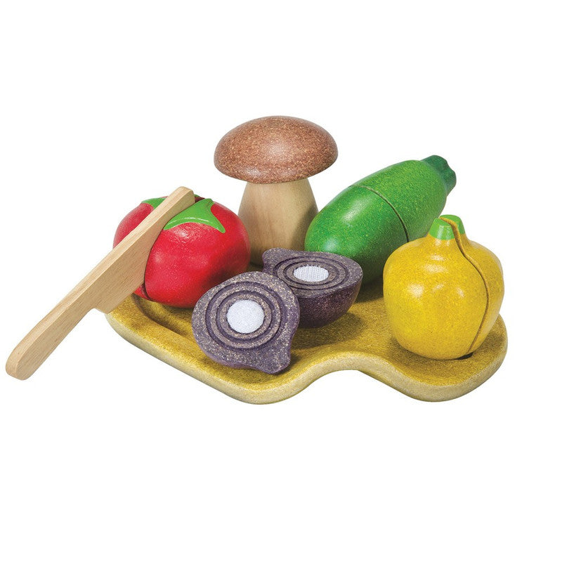 Plantoys Wooden Assorted Vegetable Set