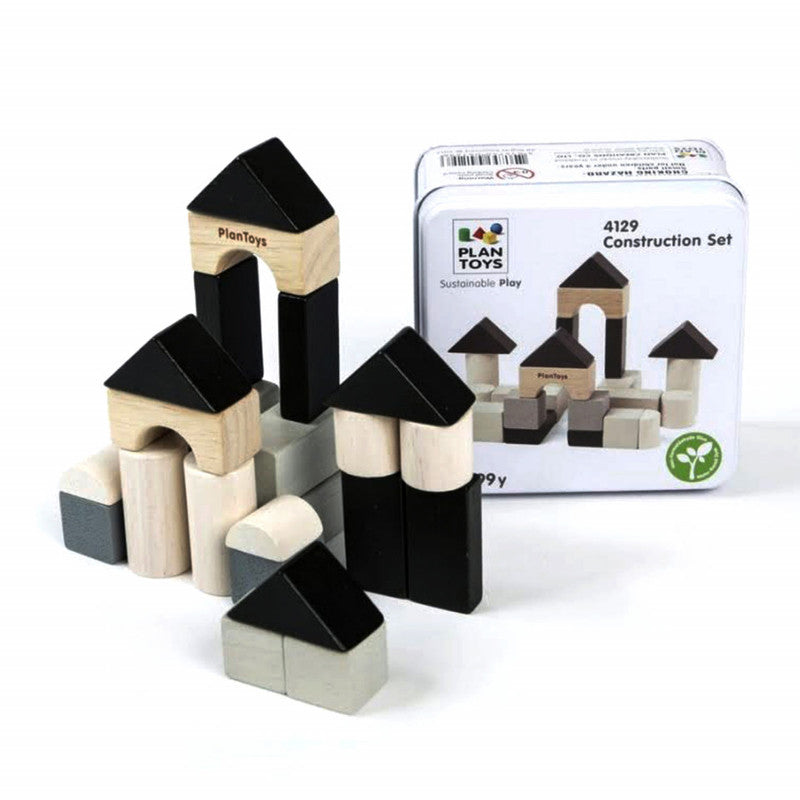 Plantoys Wooden Construction Set