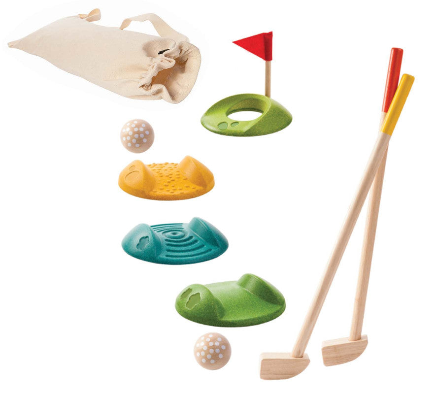 Plantoys Wooden Mini Golf - Full Set