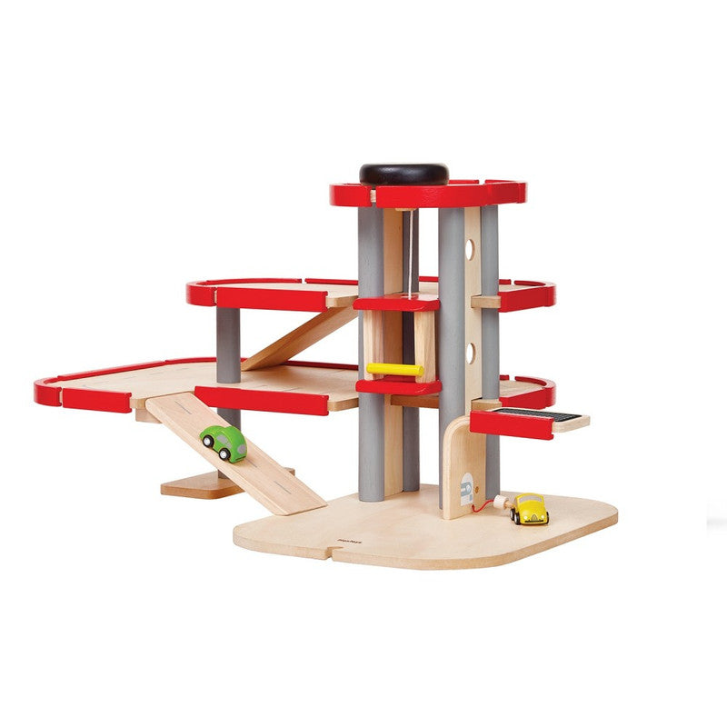 Plantoys Wooden Parking Garage