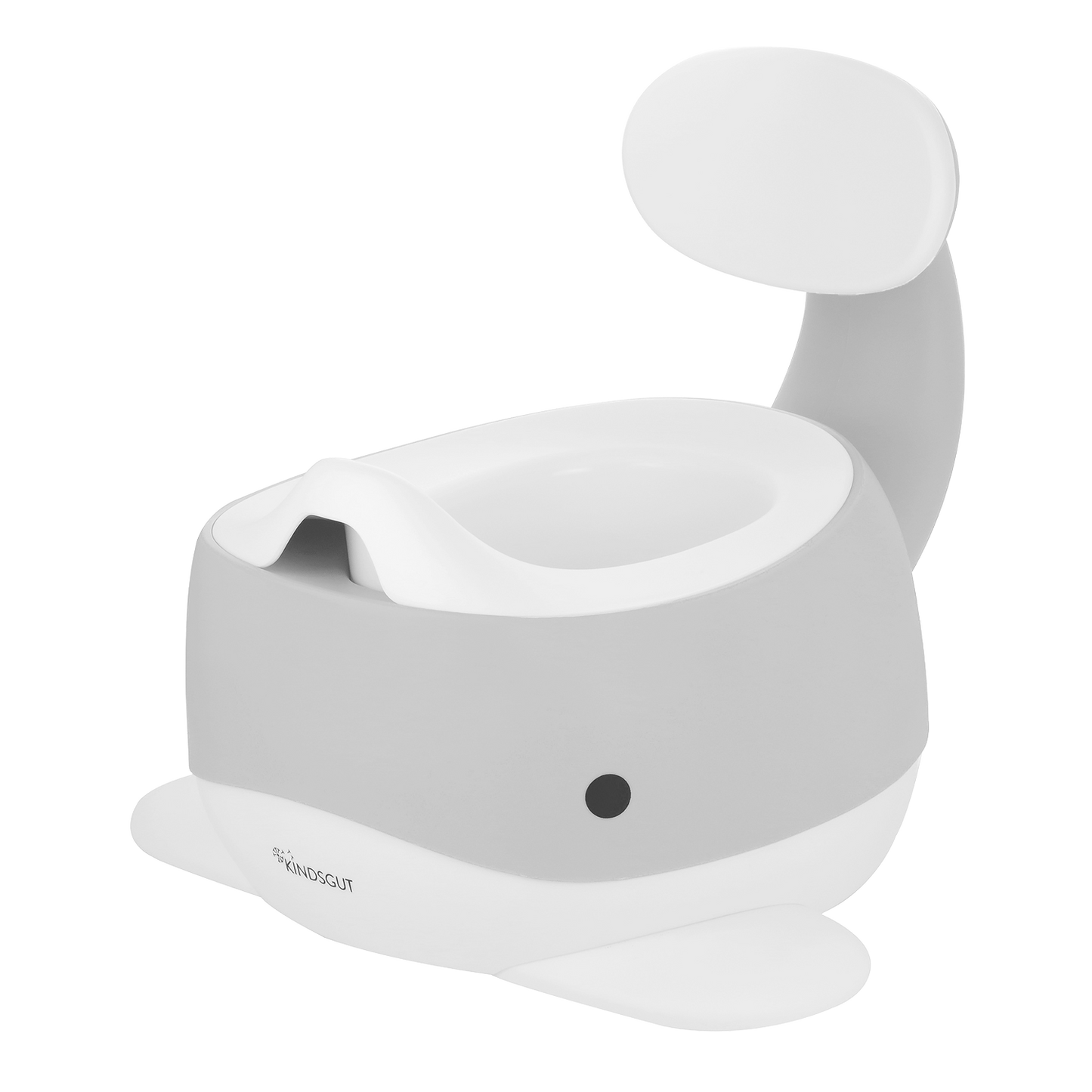 Whale Potty - Light Grey