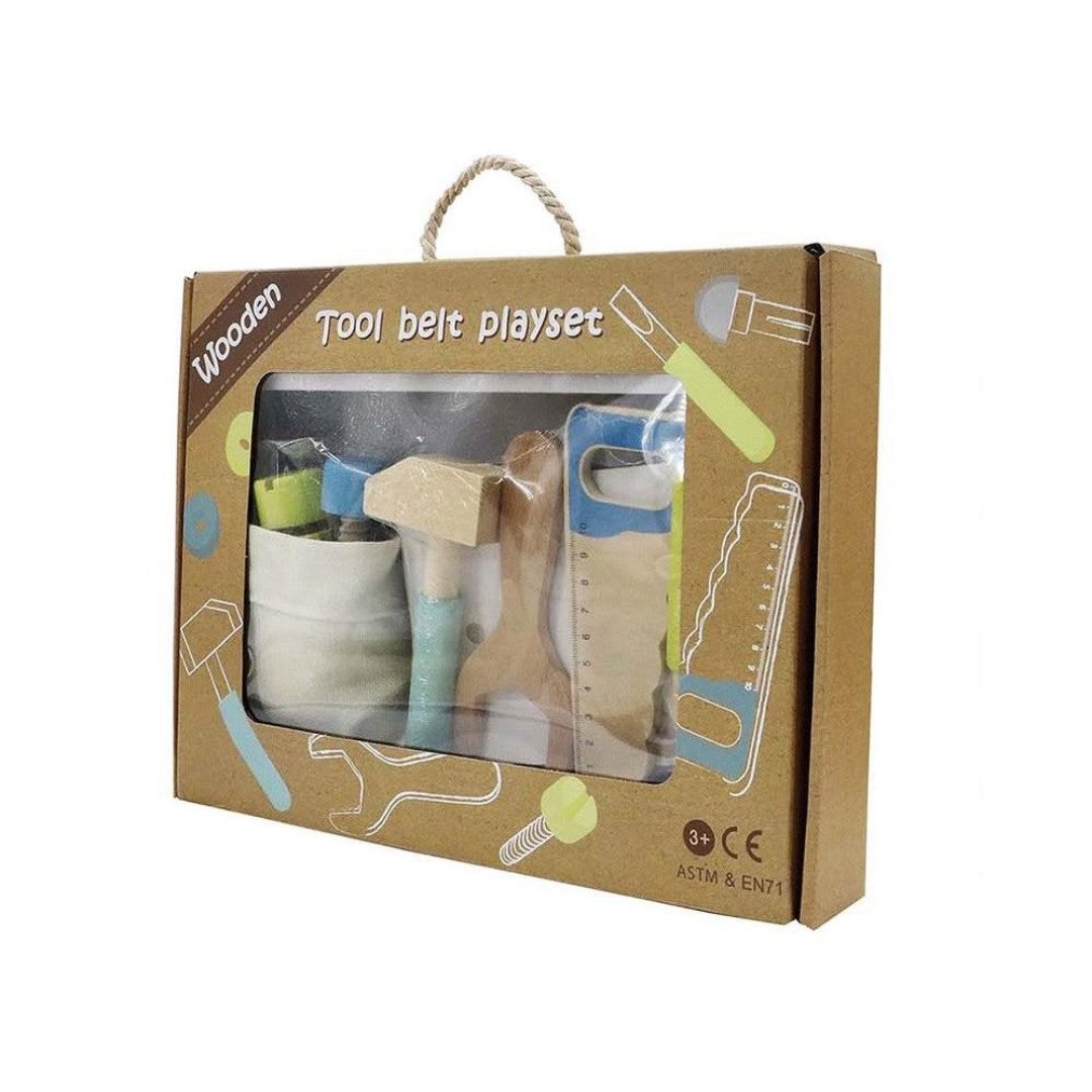 Wooden Tool Belt Playset