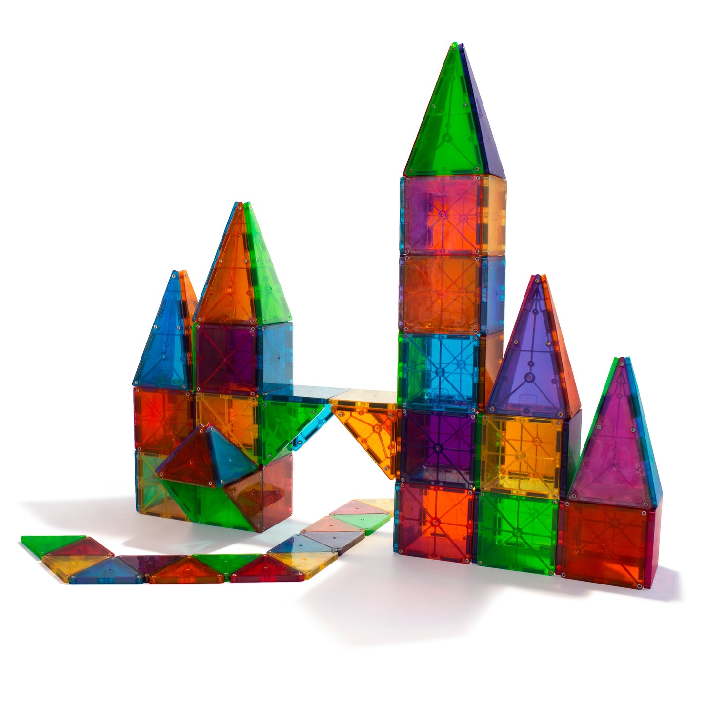 Magna-Tilesâ® Clear Colors 100 Pieces Set