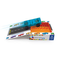 Magna-Tilesâ® Cars 2-Piece Blue & Orange