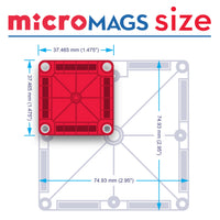 Magna-Tilesâ® Micromags 70 - Pieces Deluxe