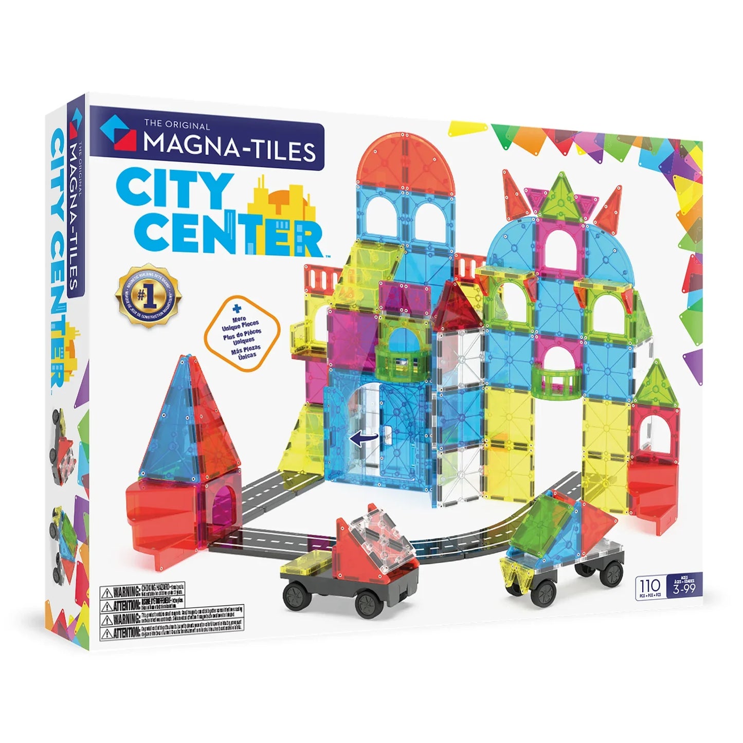 Magna-Tilesâ® City Center 110-Piece Set