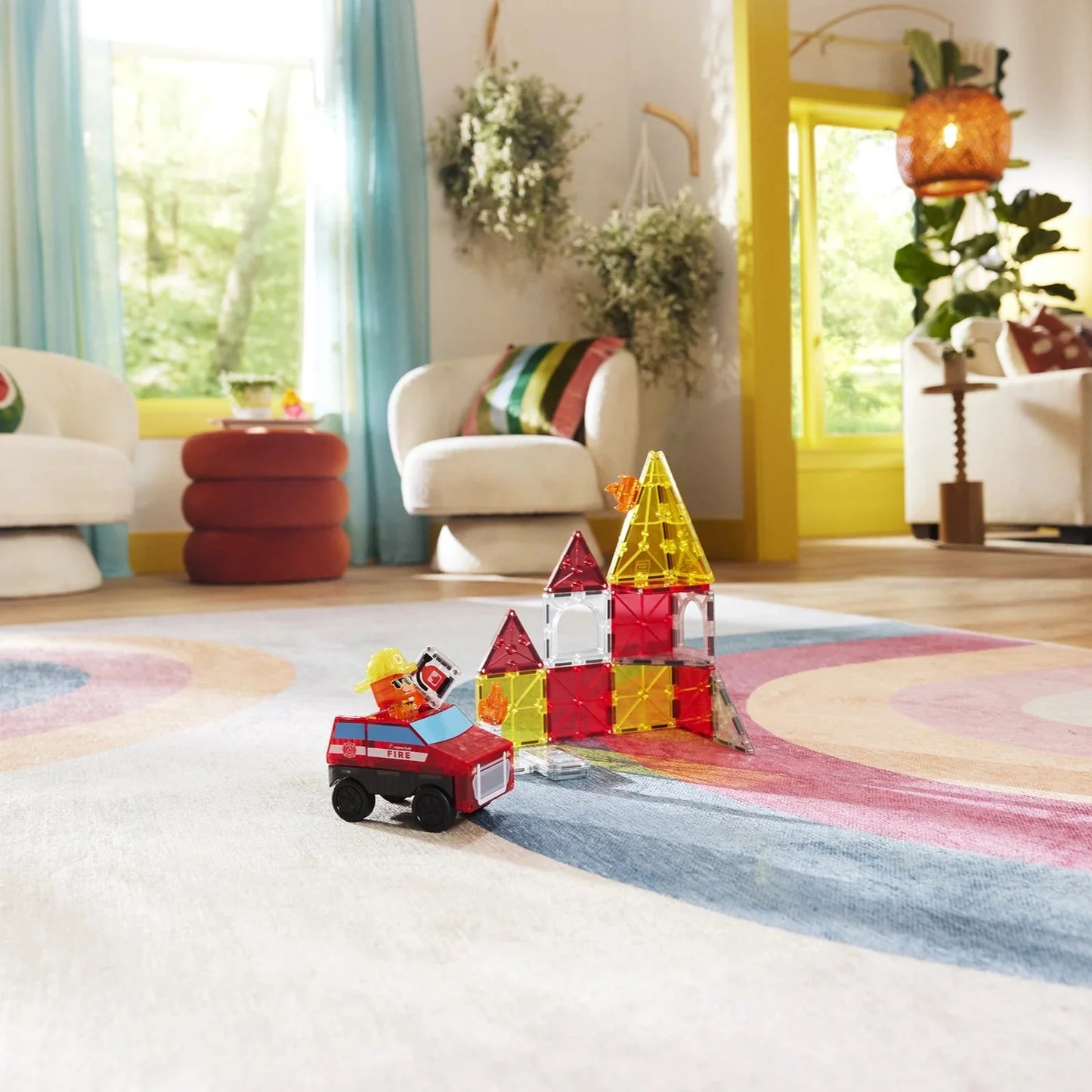 Magna-Tilesâ® Fire Rescue 27-Piece Set