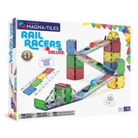 Magna-Tilesâ® Rail Racers Deluxe 90-Piece Set