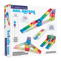Magna-Tilesâ® Rail Racers 33-Piece Set