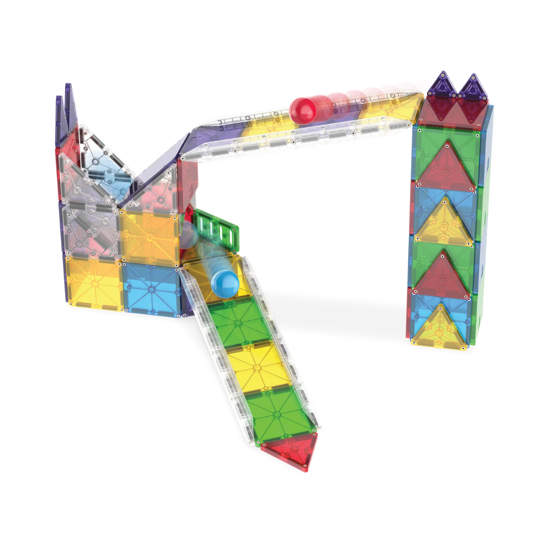 Magna-Tilesâ® Rail Racers Deluxe 90-Piece Set