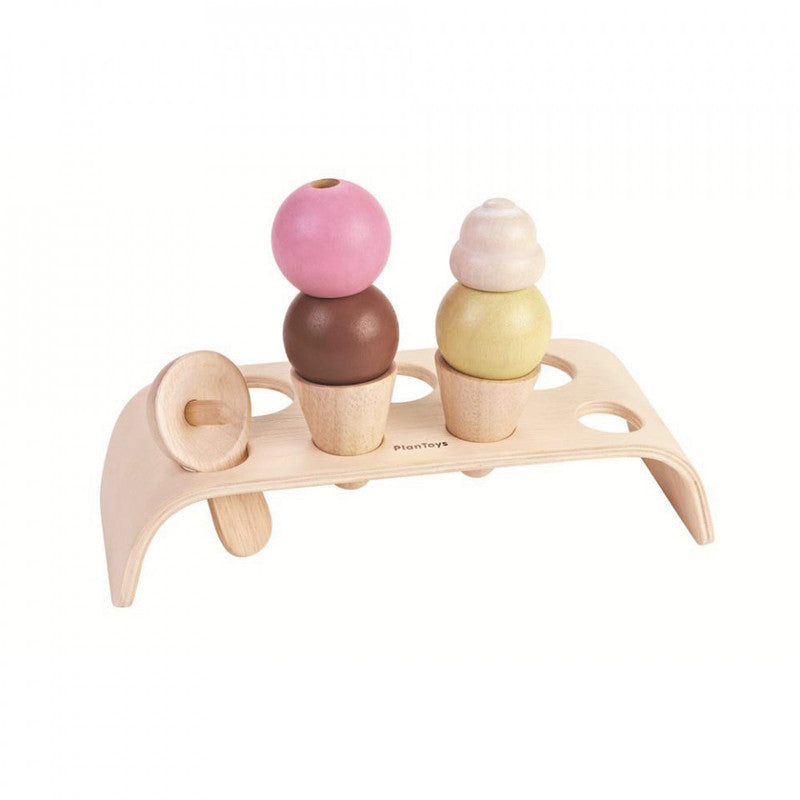 Plantoys Wooden Ice Cream Set