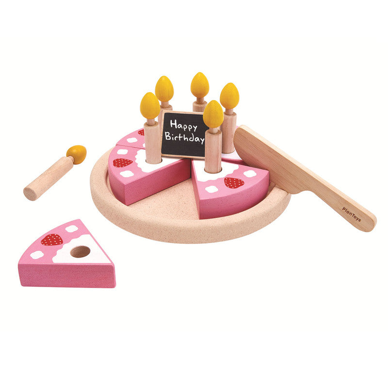 Plantoys Wooden Birthday Cake Set