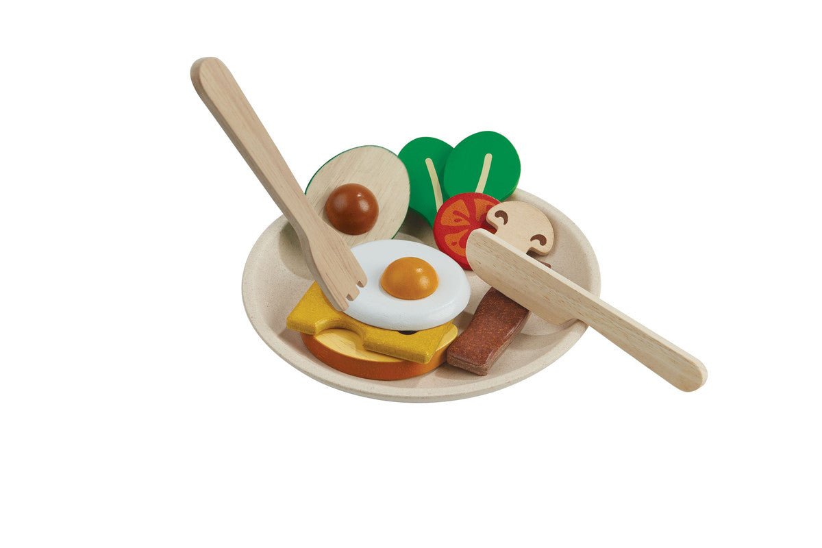 Plantoys Wooden Breakfast Set
