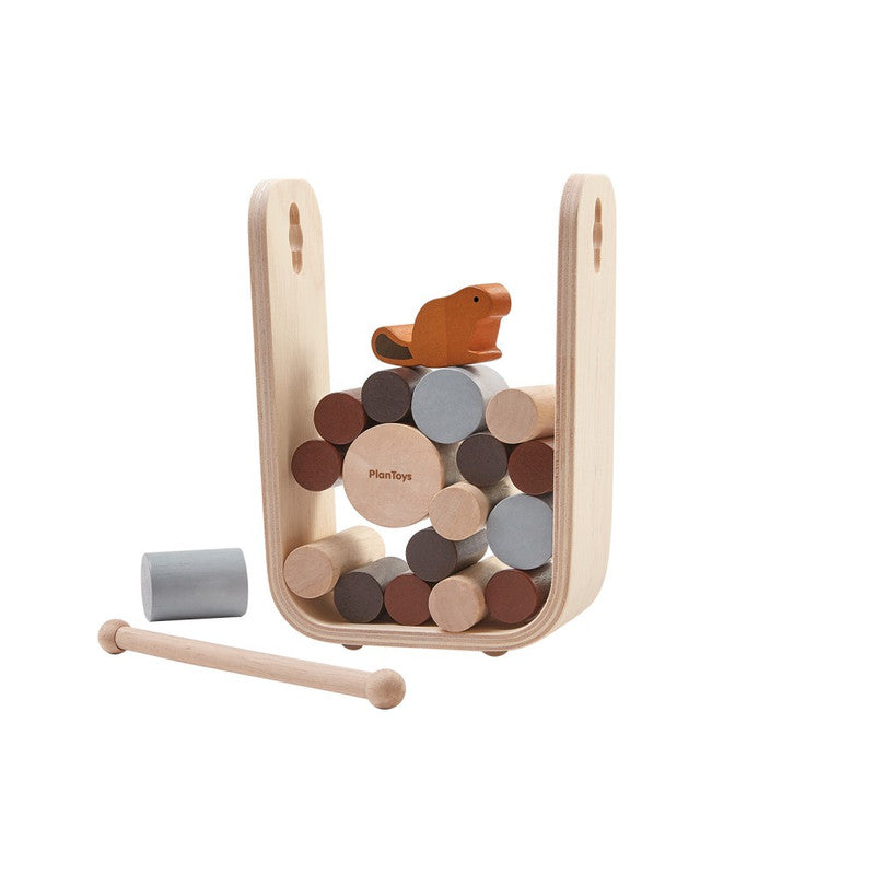 Plantoys Wooden Timber Tumble