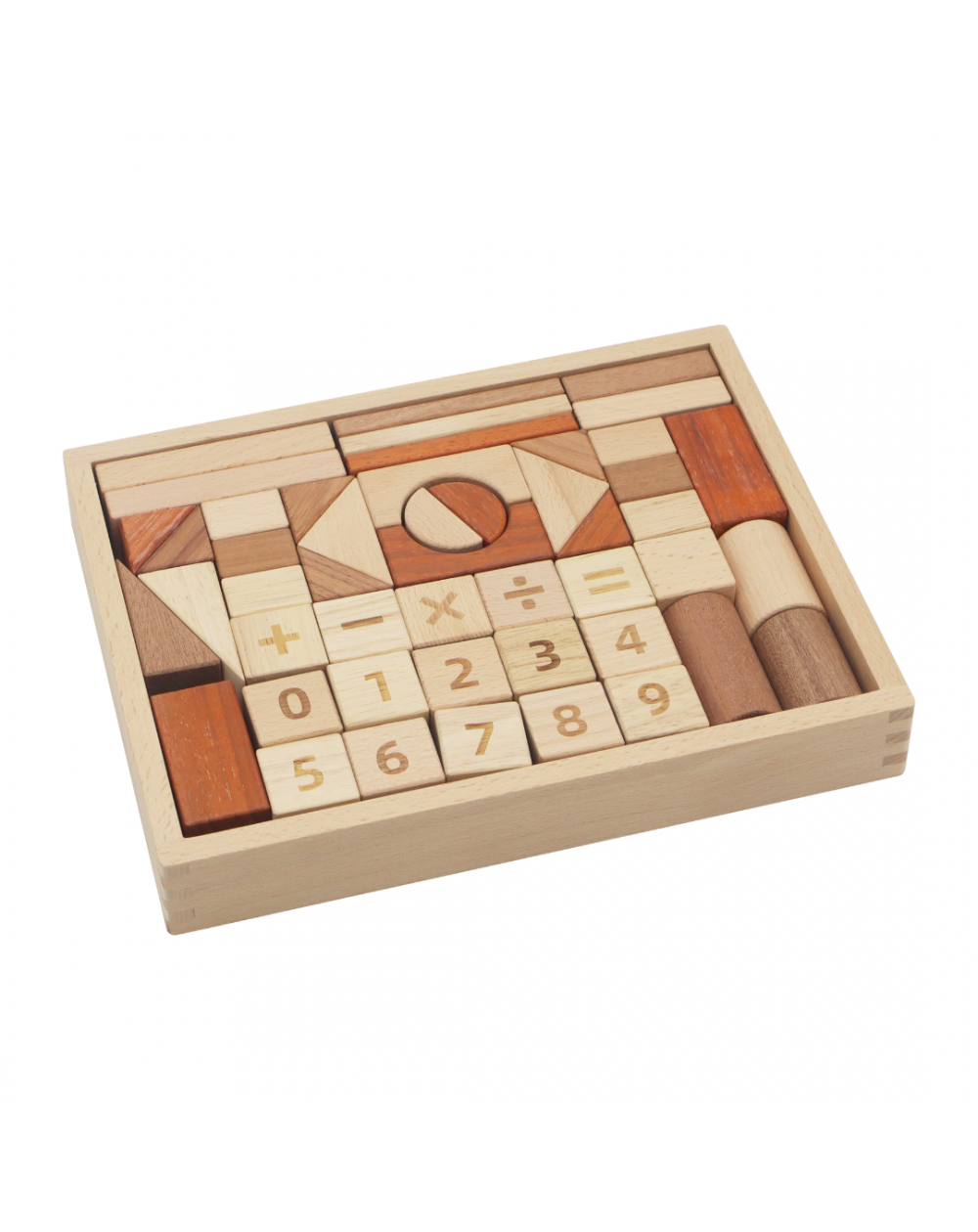 48 WOODEN BLOCKS / Wooden Pieces For Building 