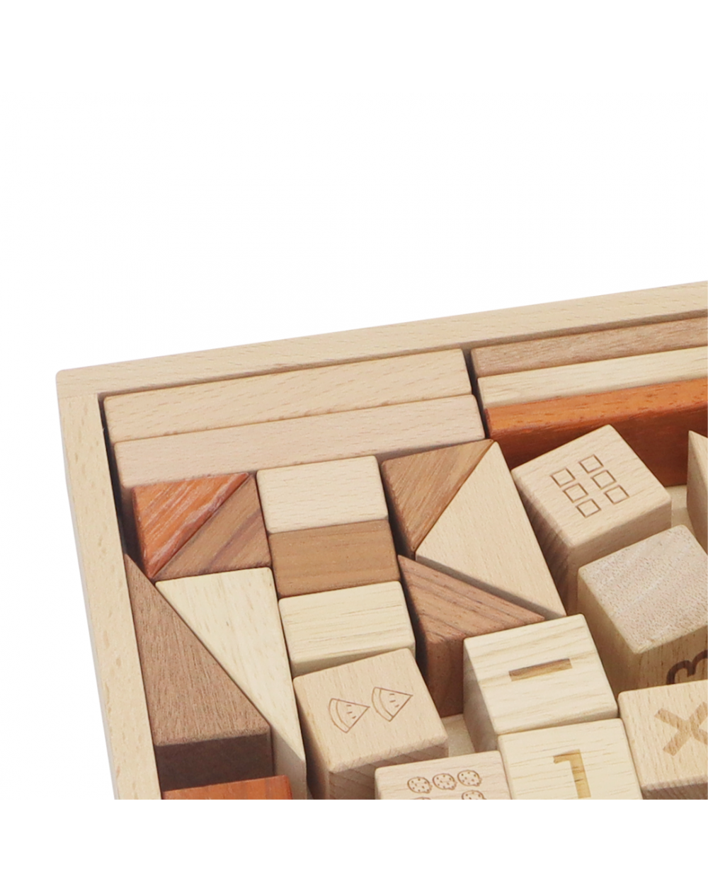 48 Wooden Blocks / Wooden Pieces For Building