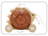 Pull - Along Hedgehog - Brown