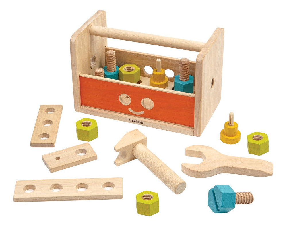 Plantoys Wooden Robot Tool Box