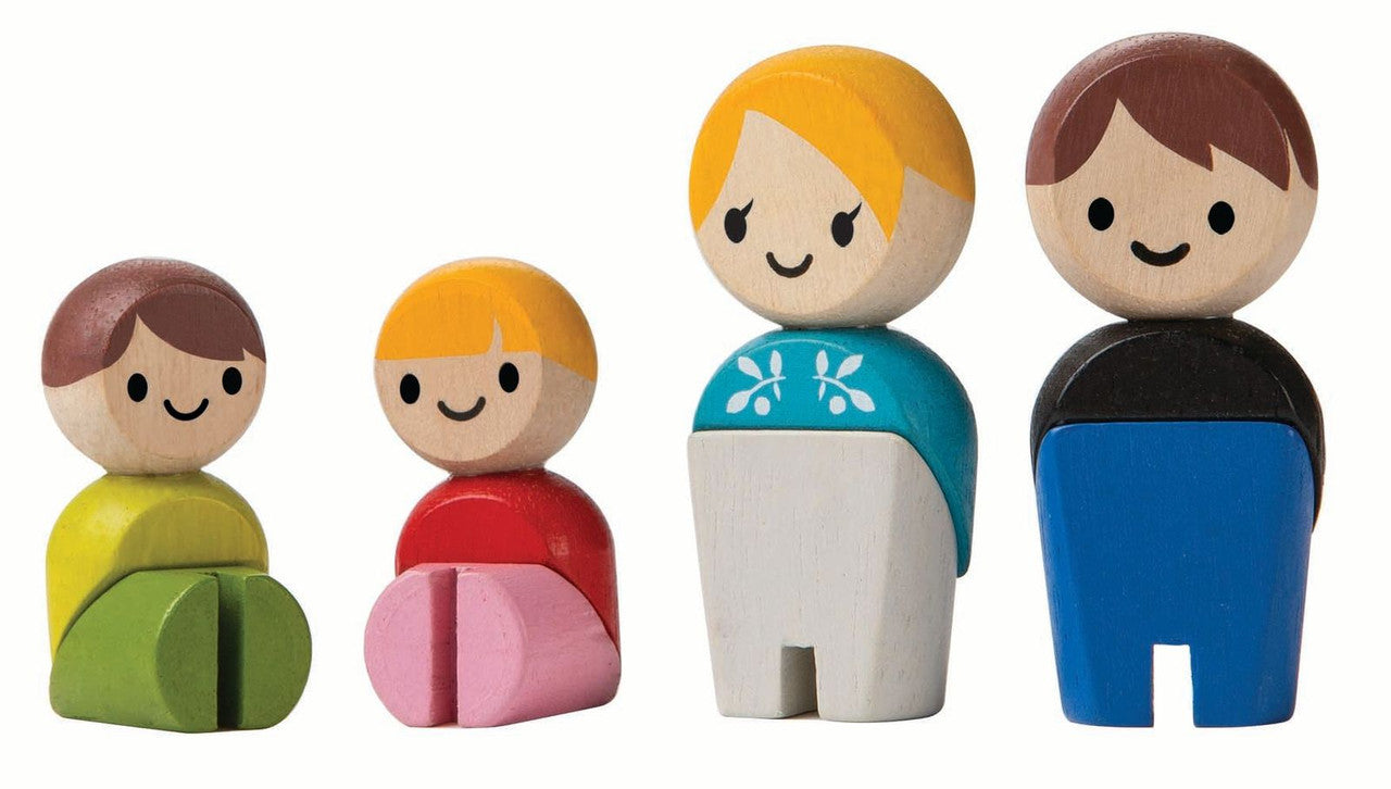 Plantoys Wooden Family Ii (European)