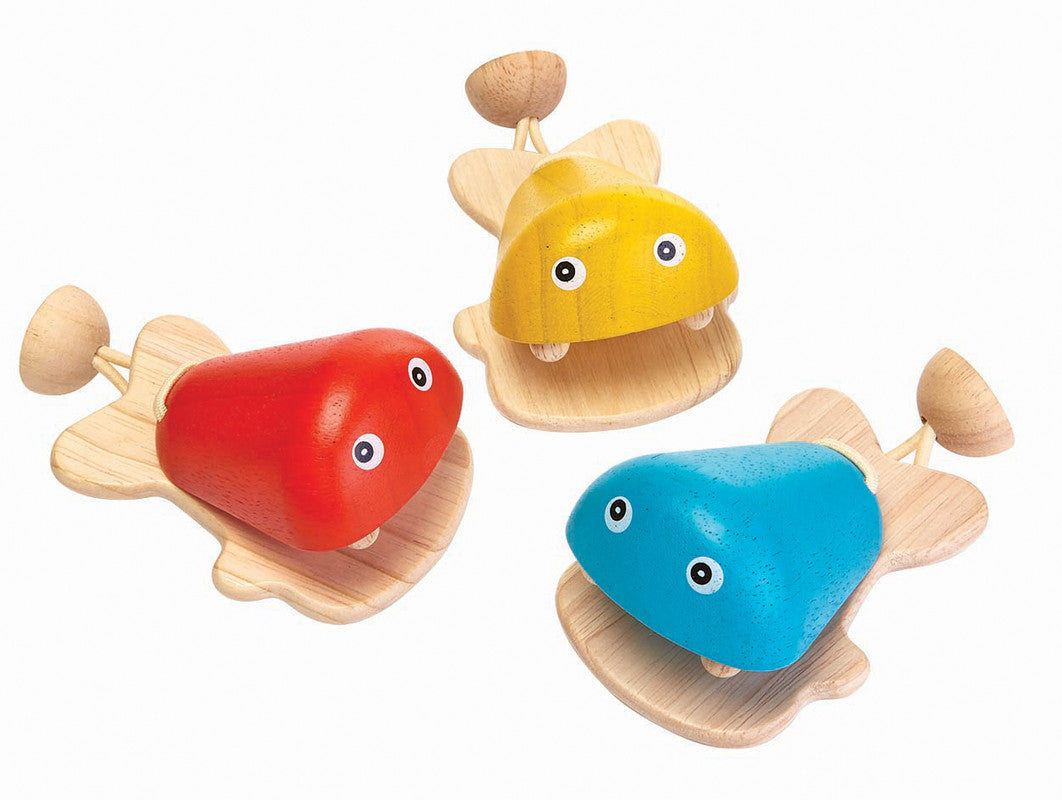 Plantoys Wooden Fish Castanet