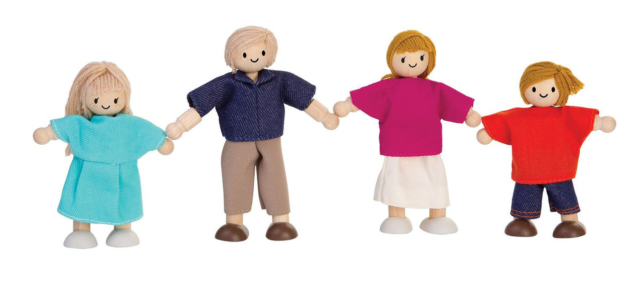 Plantoys Wooden Doll Family