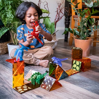 Magna-Tilesâ® Dino World - 40 Pieces Set