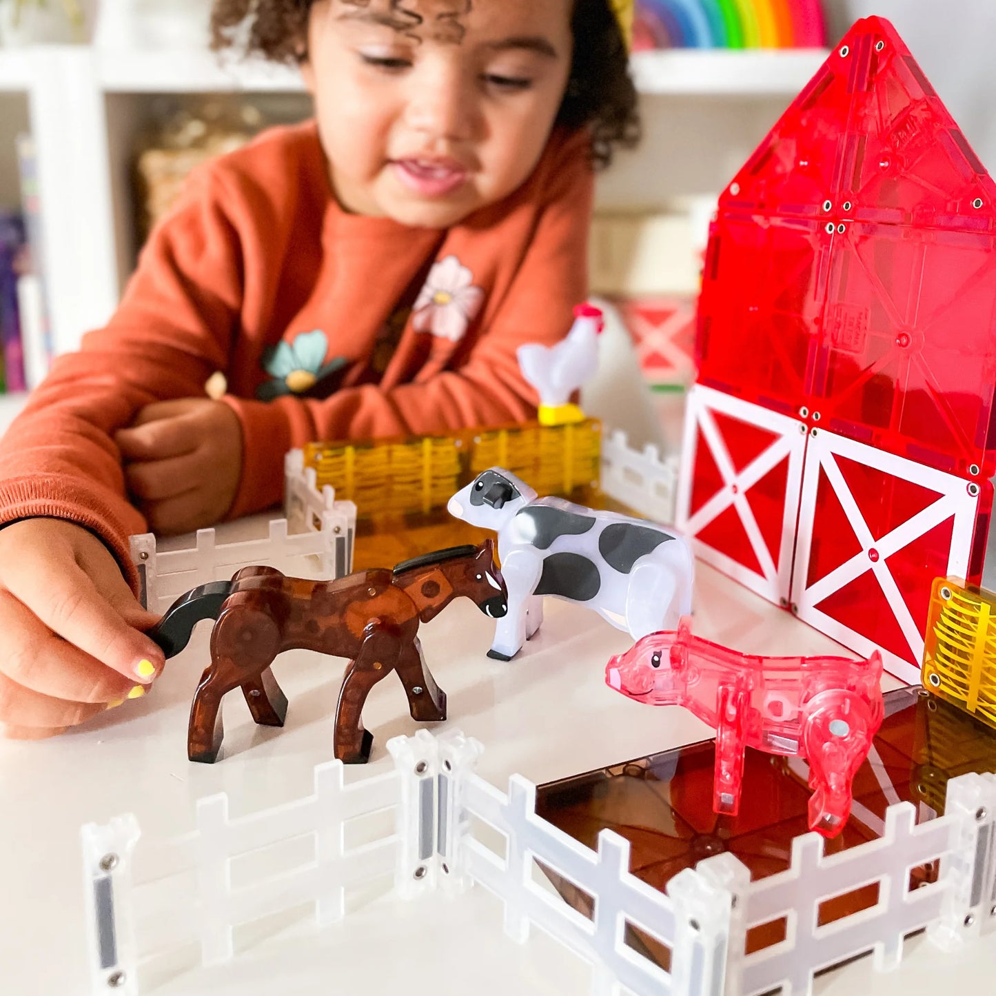 Magna-Tilesâ® Farm Animals 25 - Pieces Set