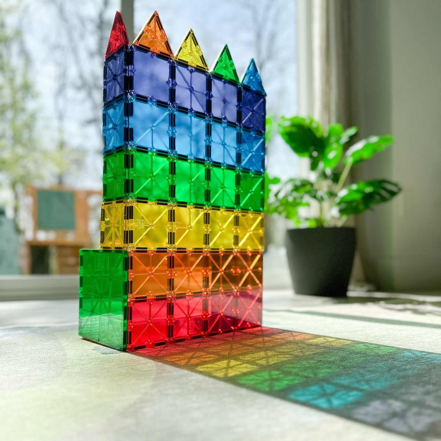 Magna-Tilesâ® Clear Colors 100 Pieces Set