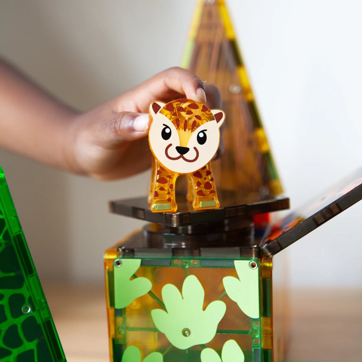 Magna-Tilesâ® Jungle Animals 25-Pieces