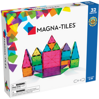 MAGNA-TILES | Classic 32-Pieces Set | Age 3+ | TOYBOX