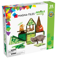 MAGNA-TILES | Jungle Animals 25-Pieces | Age 3+ | TOYBOX
