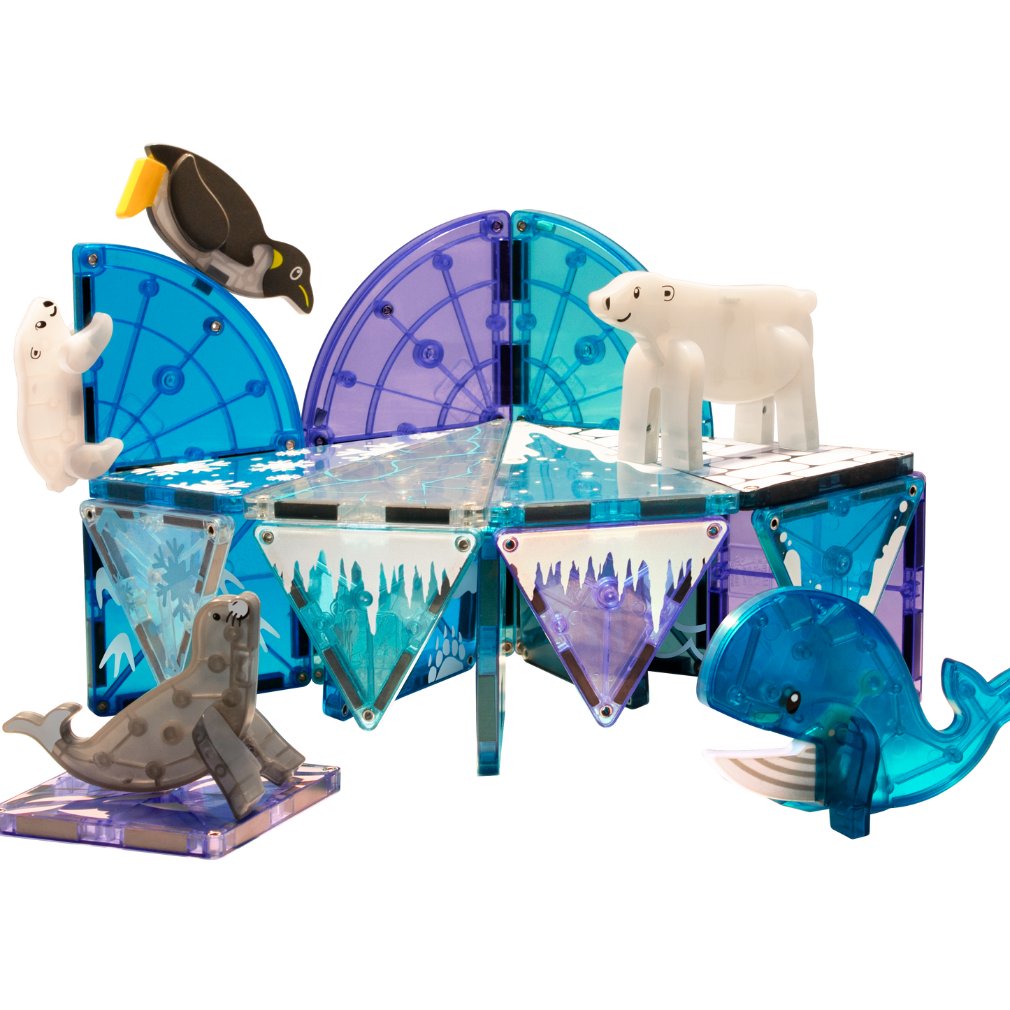 Magna-Tilesâ® Arctic Animals - 25 Pieces