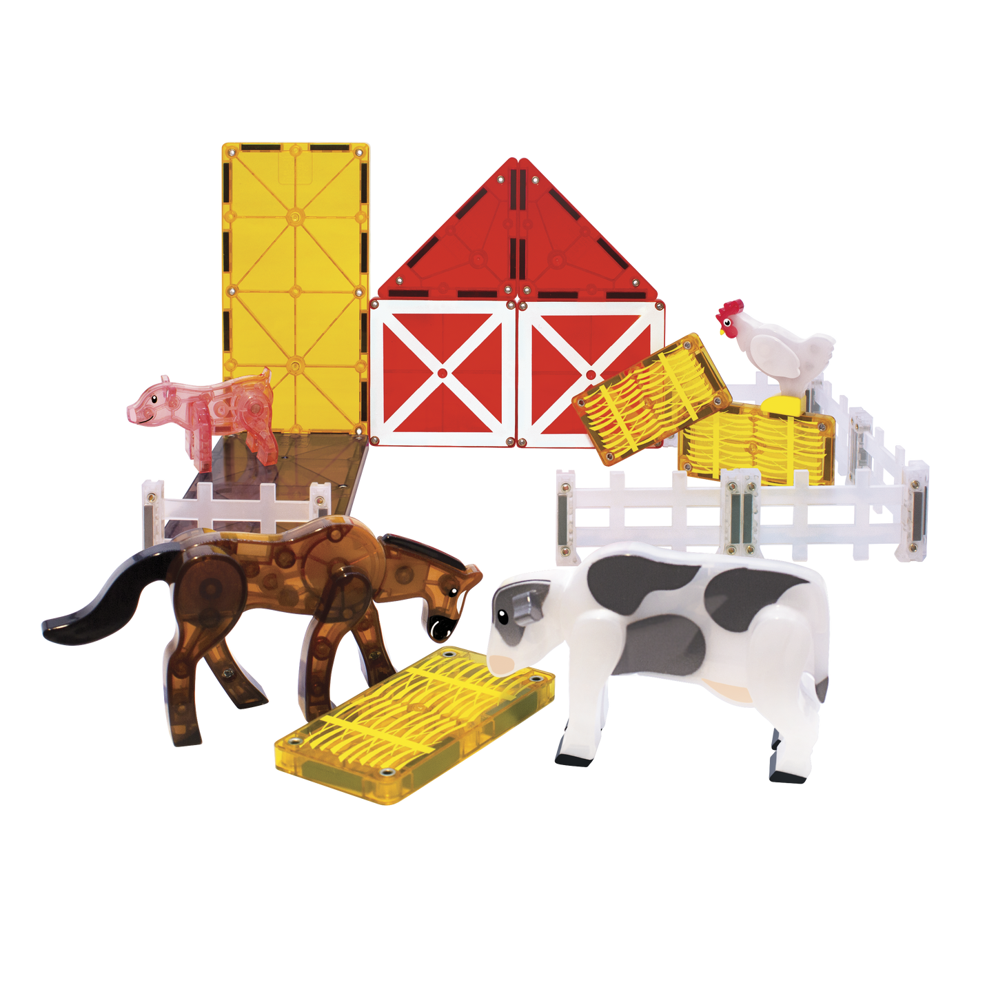 Magna-Tilesâ® Farm Animals 25 - Pieces Set