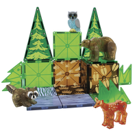 Magna-Tilesâ® Forest Animals 25-Pieces