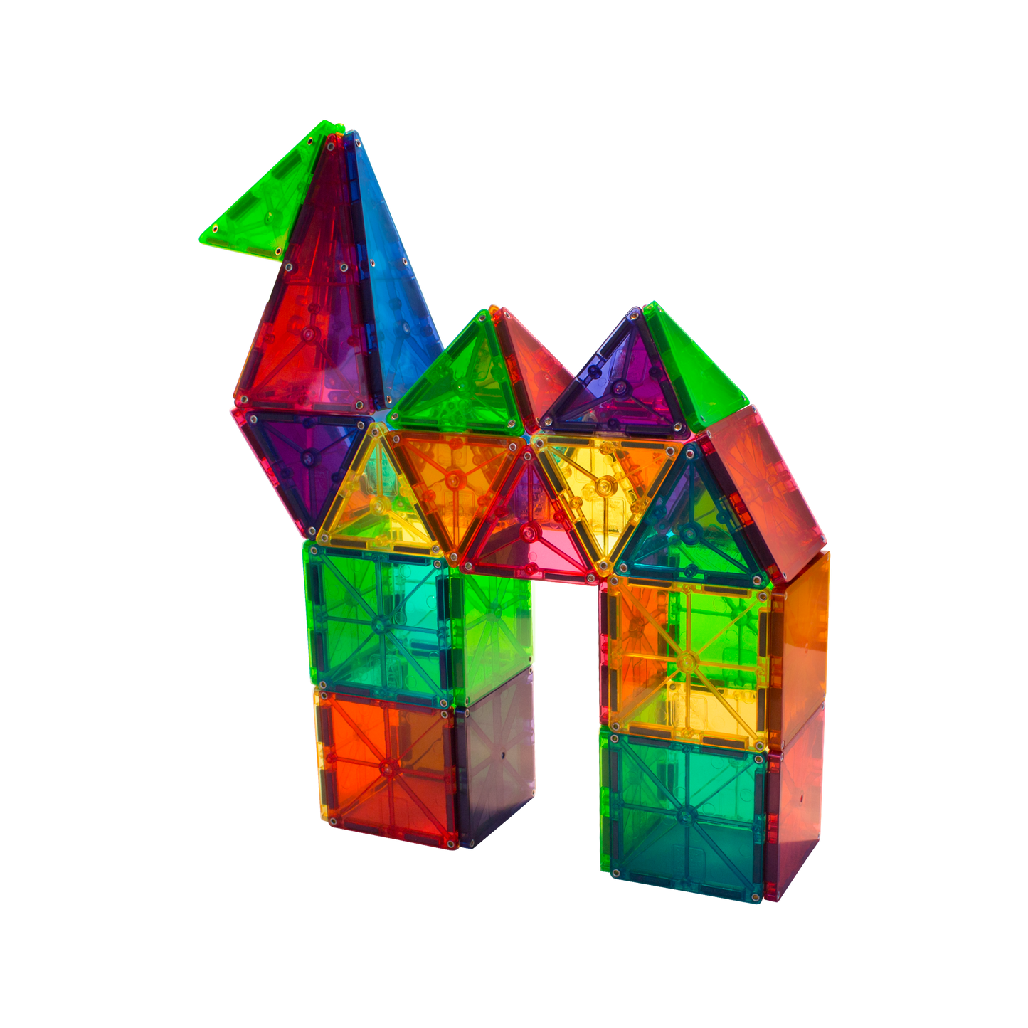 Magna-Tilesâ® Clear Colors 100 Pieces Set