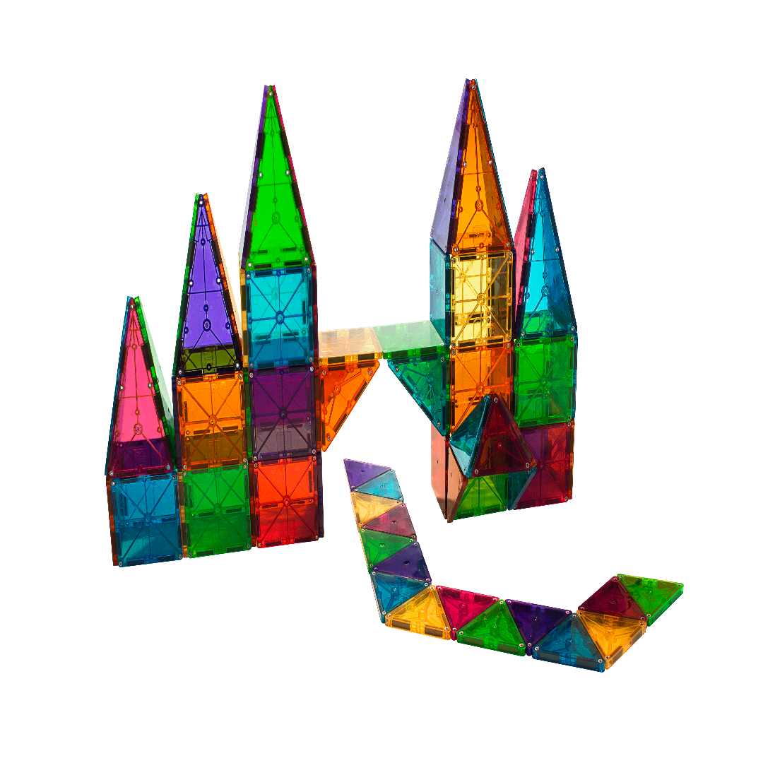 Magna-Tilesâ® Clear Colors 100 Pieces Set