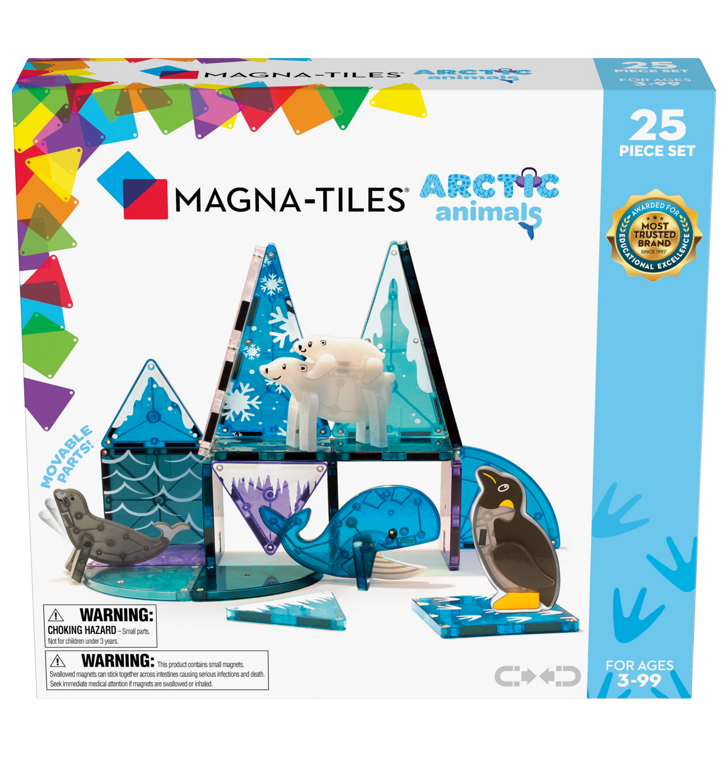Magna-Tilesâ® Arctic Animals - 25 Pieces