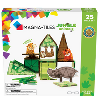 Magna-Tilesâ® Jungle Animals 25-Pieces
