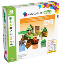 Magna-Tilesâ® Jungle Animals 25-Pieces