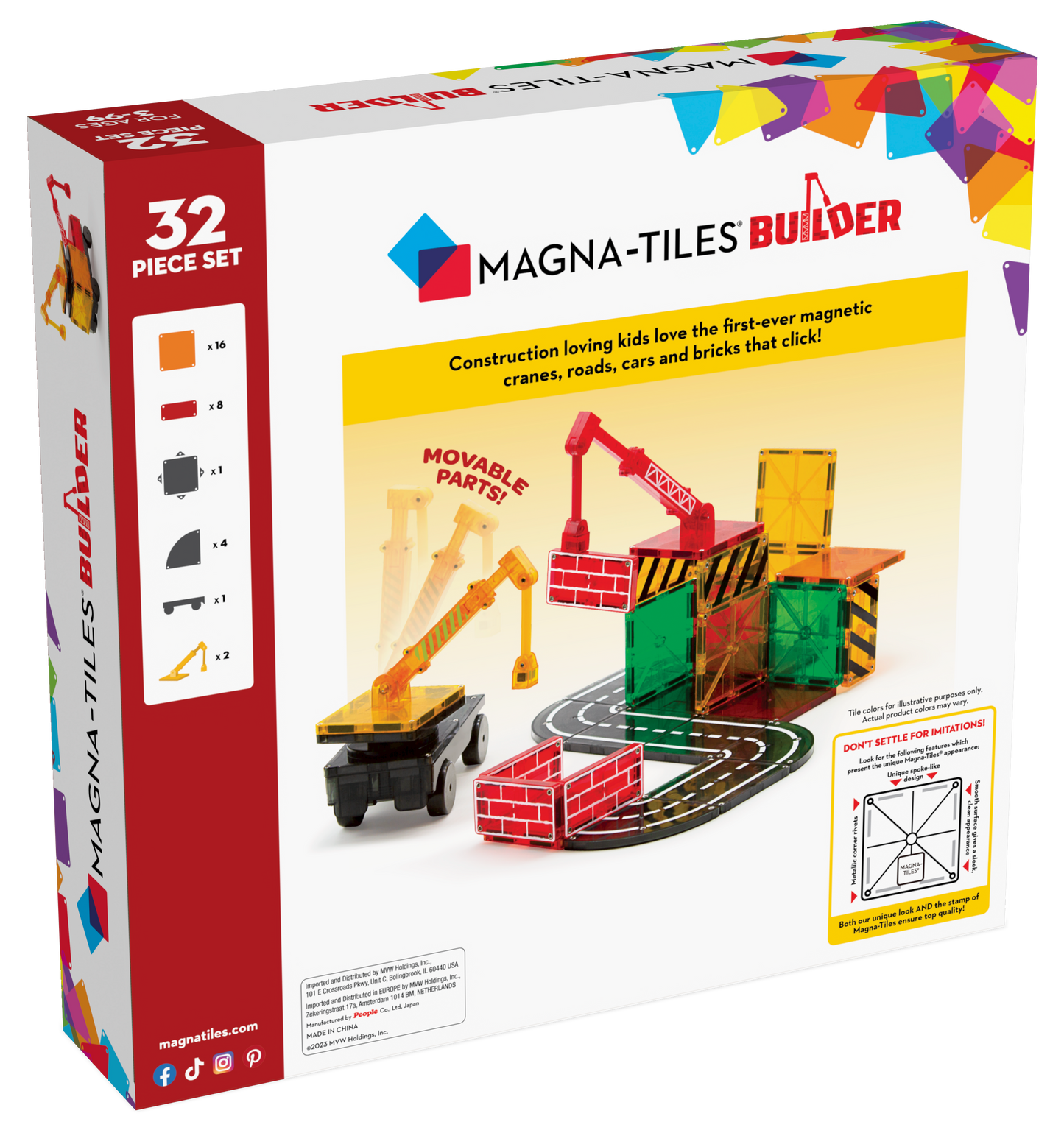 Magna-Tilesâ® Builders 32-Pieces