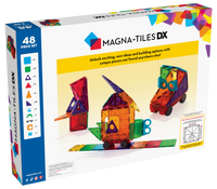 MAGNA-TILES® Clear Colors 48 Pieces Deluxe Set