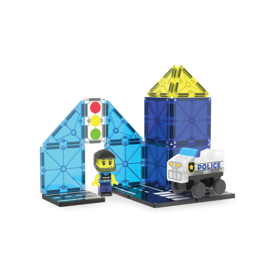 Magna-Tilesâ® Police Patrol 20-Piece Set
