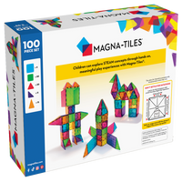 Magna-Tilesâ® Clear Colors 100 Pieces Set