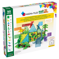 Magna-Tilesâ® Dino World Xl 50-Pieces Set