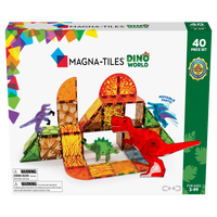 Magna-Tilesâ® Dino World - 40 Pieces Set