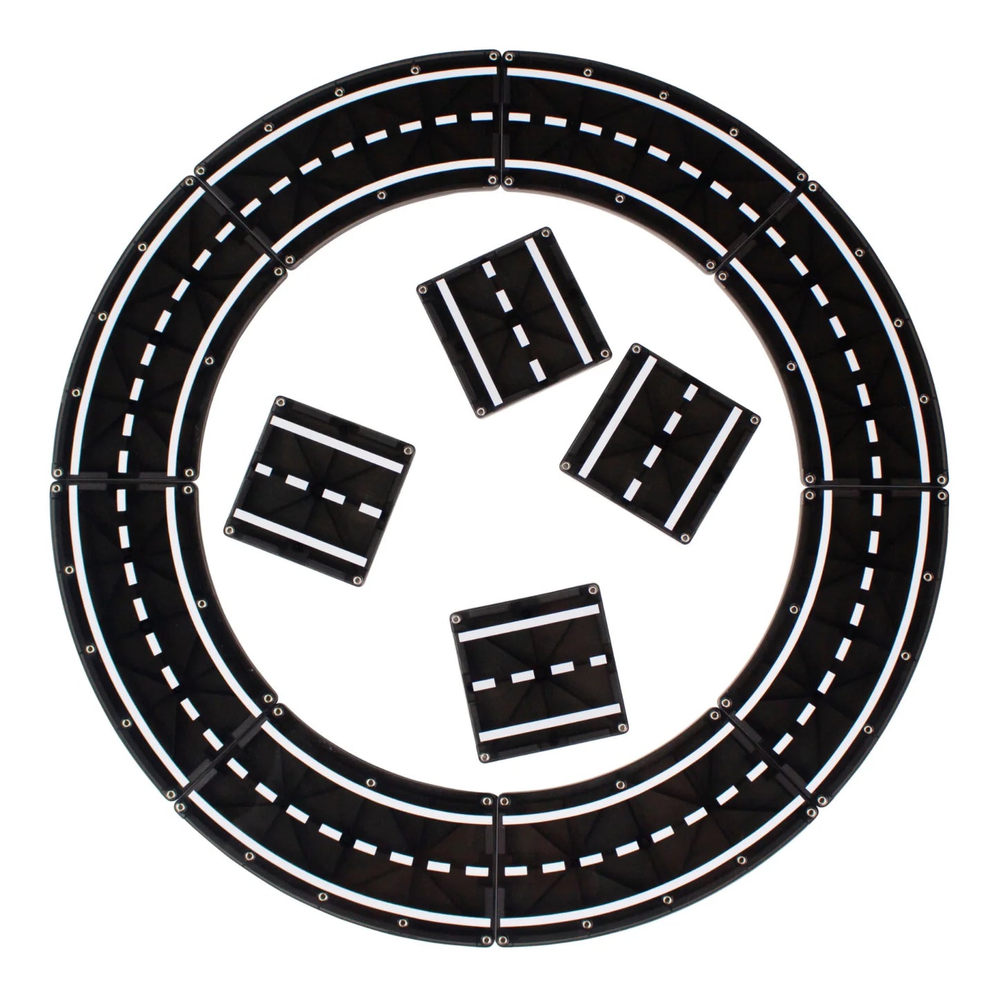 Magna-Tilesâ® Xtra Roads 12 - Pieces Set