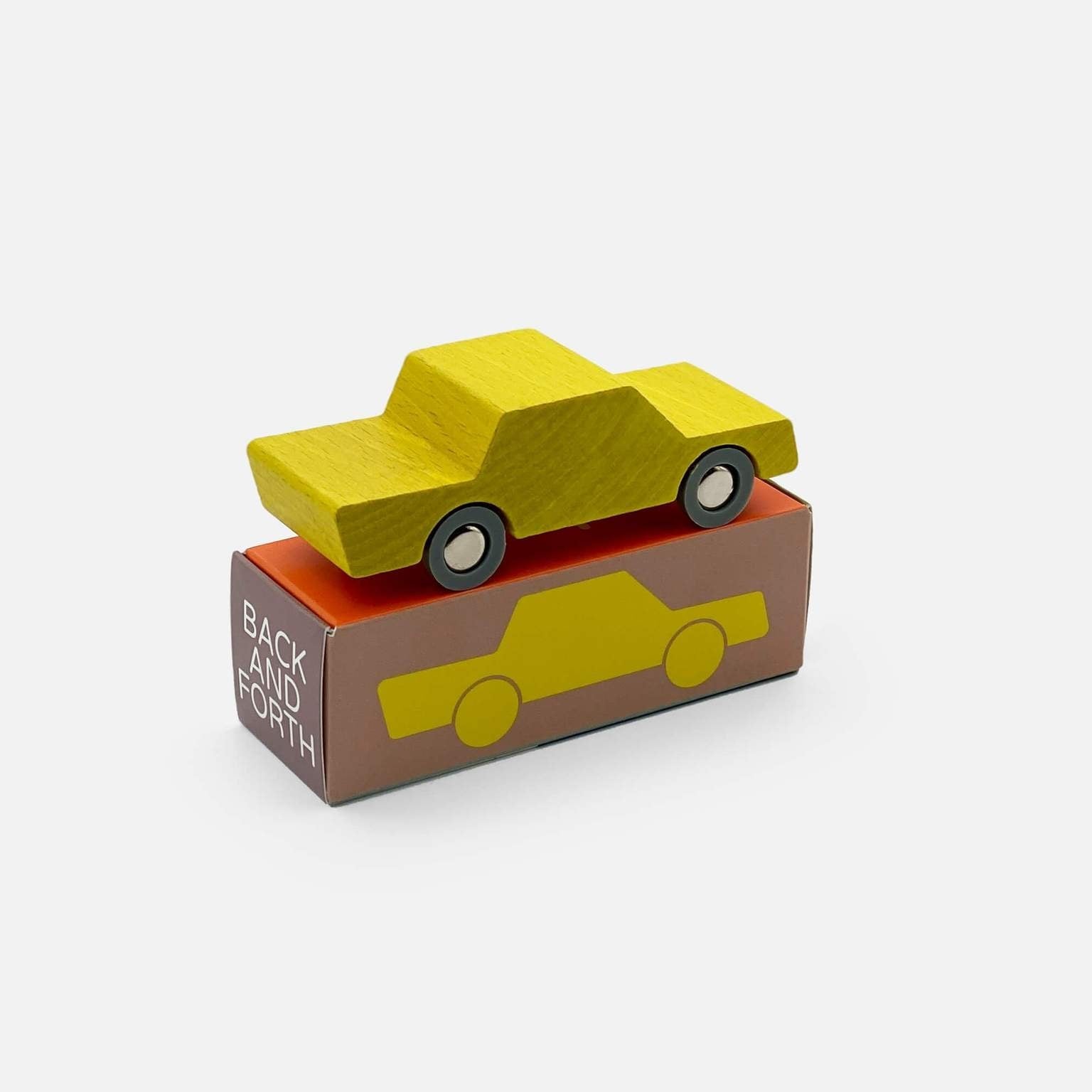 Waytoplay | Back & Forth Car - Yellow | Age 3+ | TOYBOX