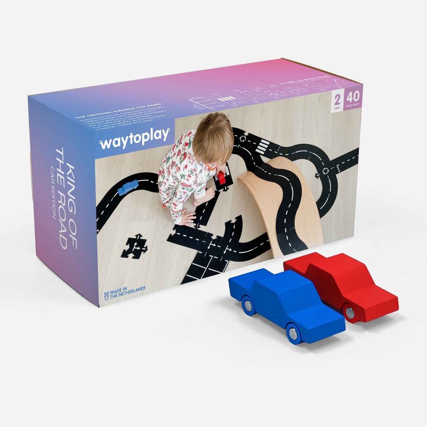 Waytoplay | King of the Road Car Edition | Age 3+ Years 